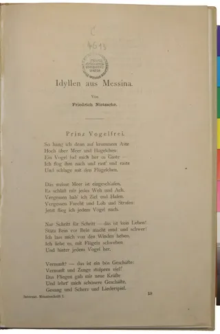 Cover of Idyllen aus Messina