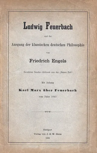 Cover of Ludwig Feuerbach and the End of Classical German Philosophy