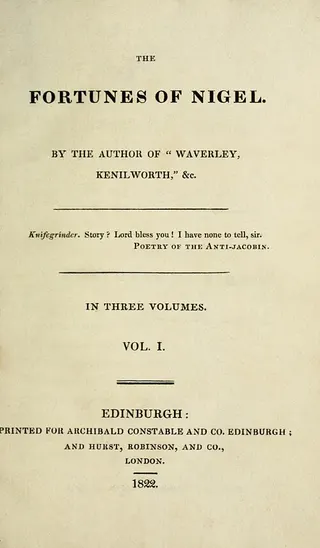 Cover of The Fortunes of Nigel