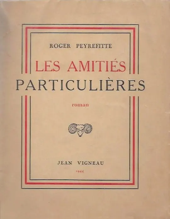 Cover of Les Amitiés particulières
