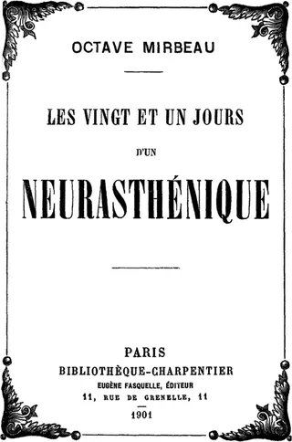 Cover of Les Vingt et un Jours d'un neurasthénique