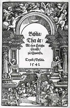 Cover of Gustav Vasas bibel