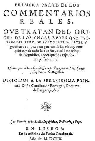 Cover of Comentarios Reales de los Incas