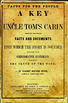 Cover of A Key to Uncle Tom's Cabin