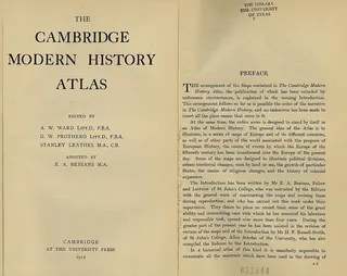 Cover of The Cambridge Modern History