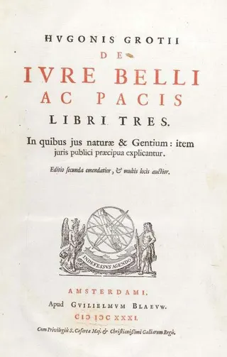 Cover of De jure belli ac pacis