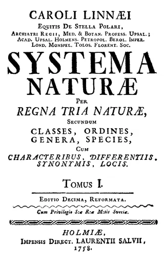 Cover of Systema Naturæ