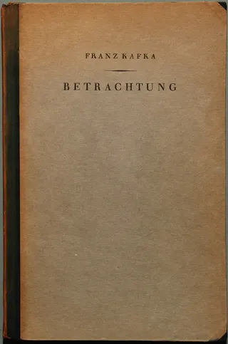 Cover of Betrachtung