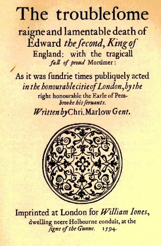 Cover of The troubleſome raigne and lamentable death of Edward the ſecond, King of England: with the tragicall fall of proud Mortimer