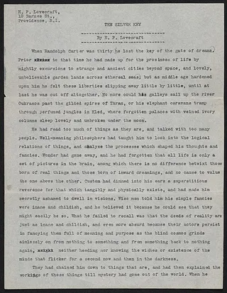 Cover of The Silver Key