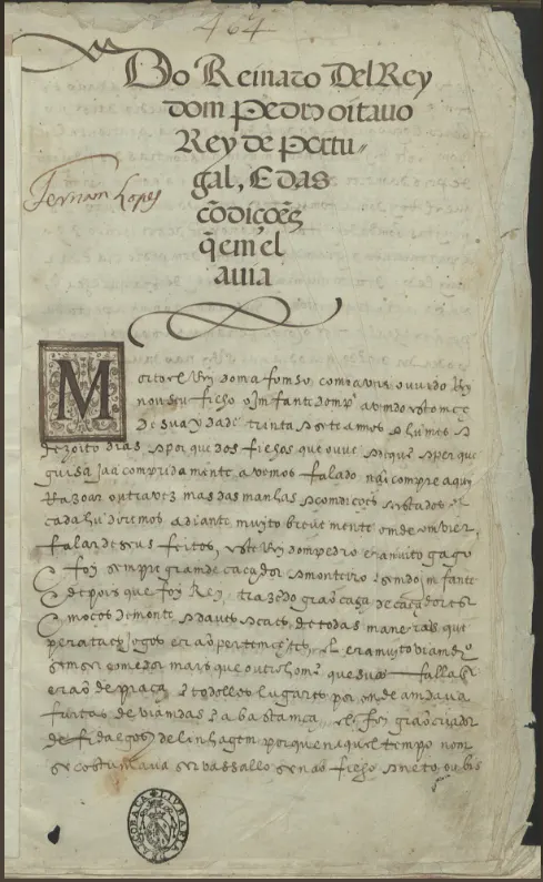 Cover of Chronicle of the King D. Pedro I