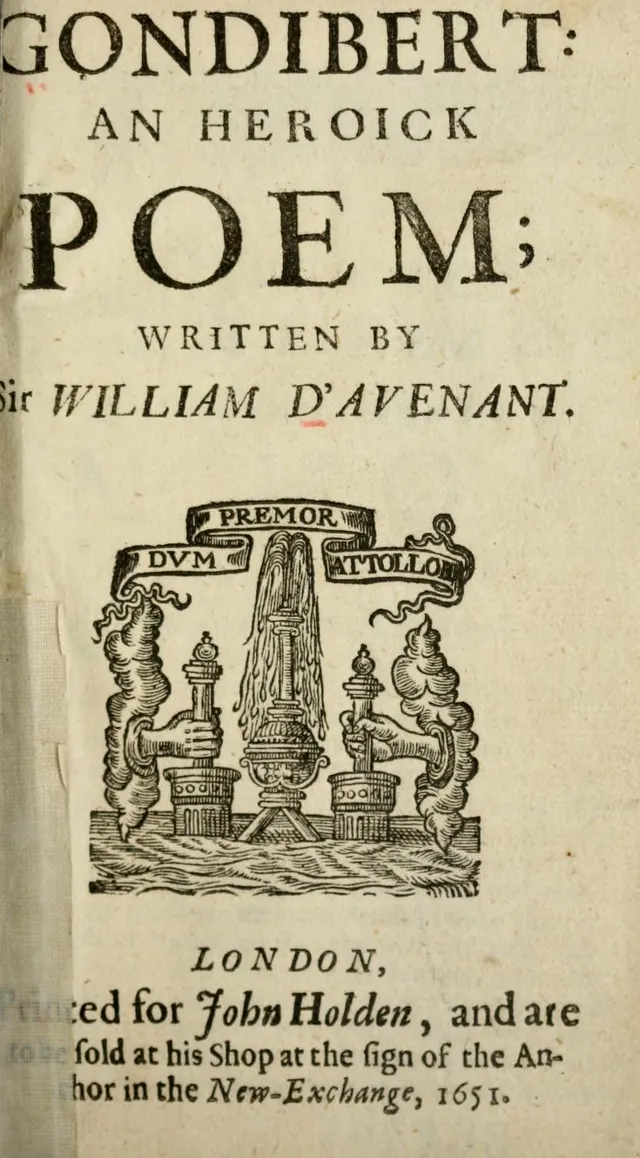 Cover of Gondibert