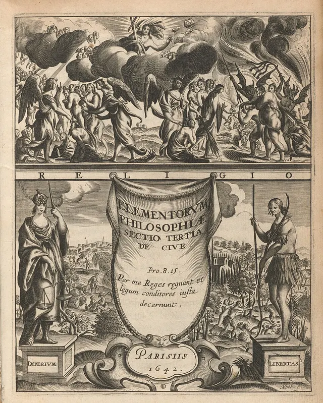 Cover of Elementorvm philosophiæ sectio tertia de cive