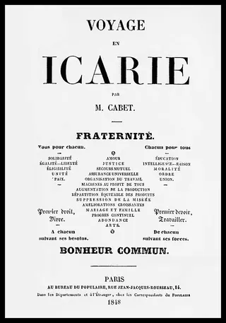 Cover of Voyage en Icarie