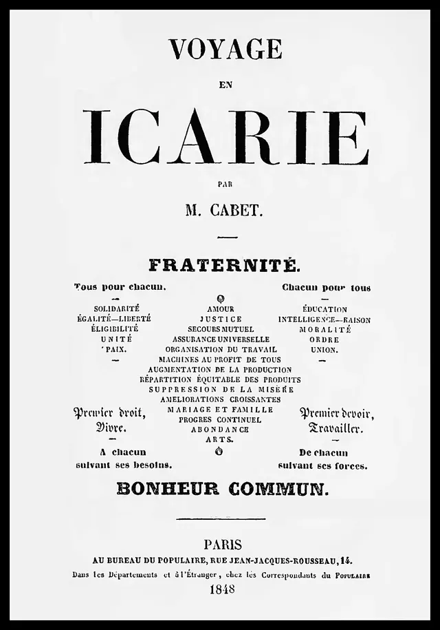 Cover of Voyage en Icarie