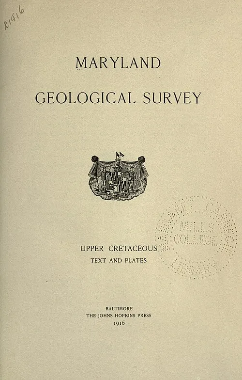 Cover of Upper Cretaceous / Maryland Geological Survey
