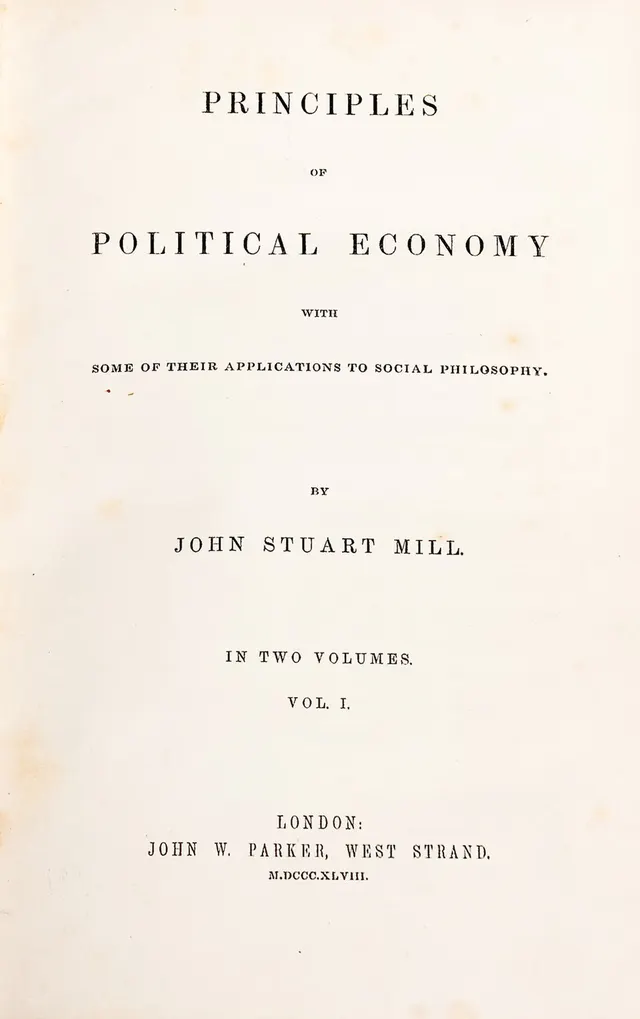 Cover of Principles of Political Economy