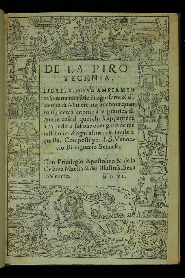 Cover of De la pirotechnia