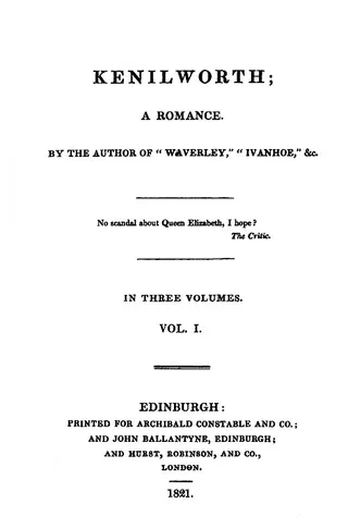Cover of Kenilworth