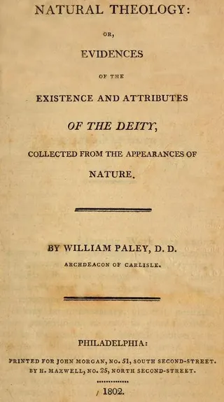 Cover of Natural Theology