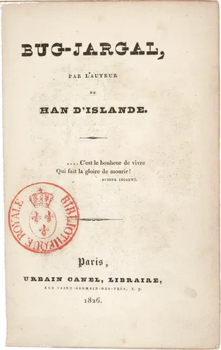 Cover of Bug-Jargal