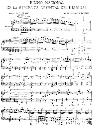 Cover of National Anthem of Uruguay