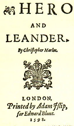 Cover of Hero and Leander