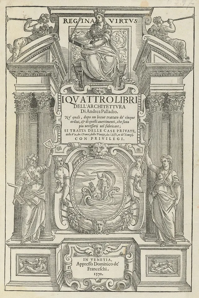 Cover of I quattro libri dell'architettura