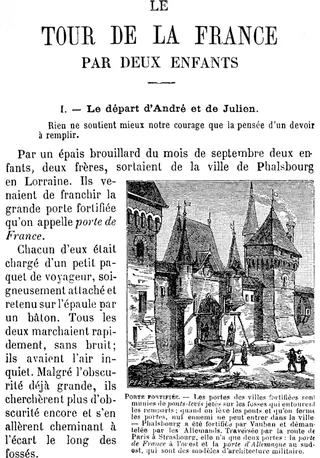 Cover of Le tour de la France par deux enfants