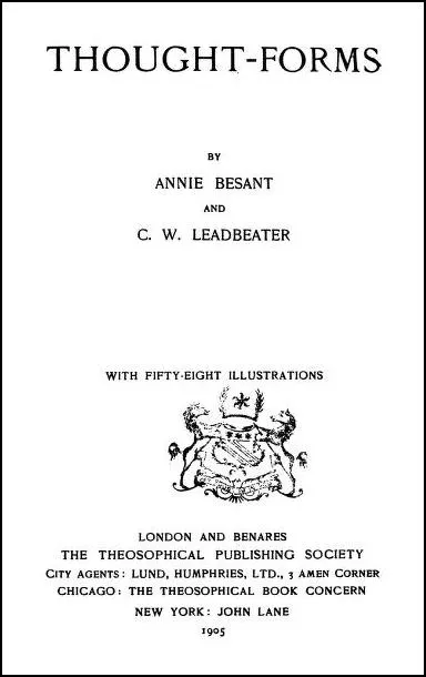 Cover of Thought-Forms: A Record of Clairvoyant Investigation