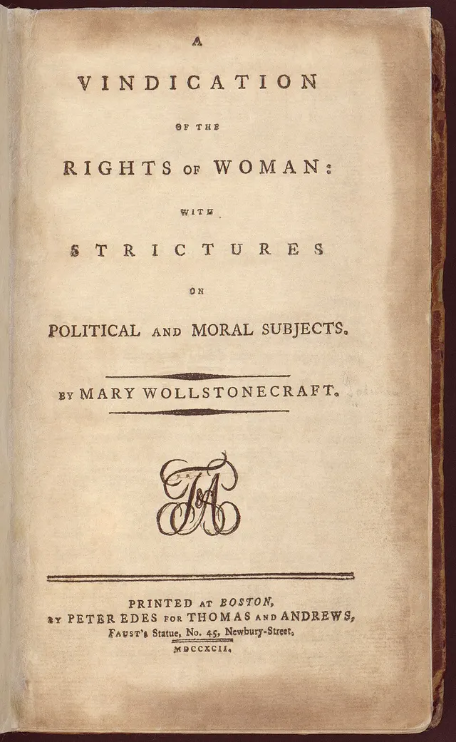 Cover of A Vindication of the Rights of Woman
