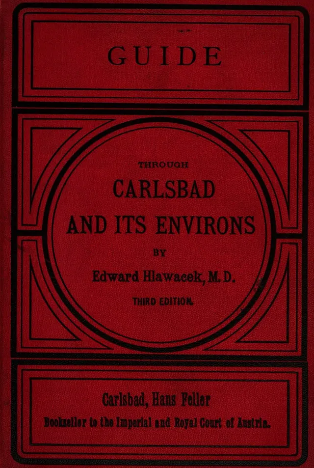 Cover of Guide through Carlsbad and its environs