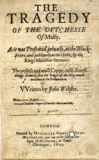 Cover of The Duchess of Malfi