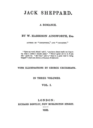 Cover of Jack Sheppard