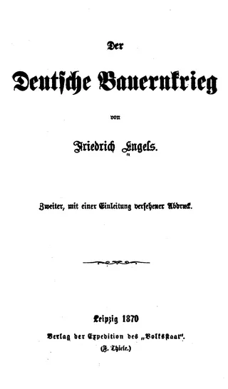 Cover of The peasant war in Germany