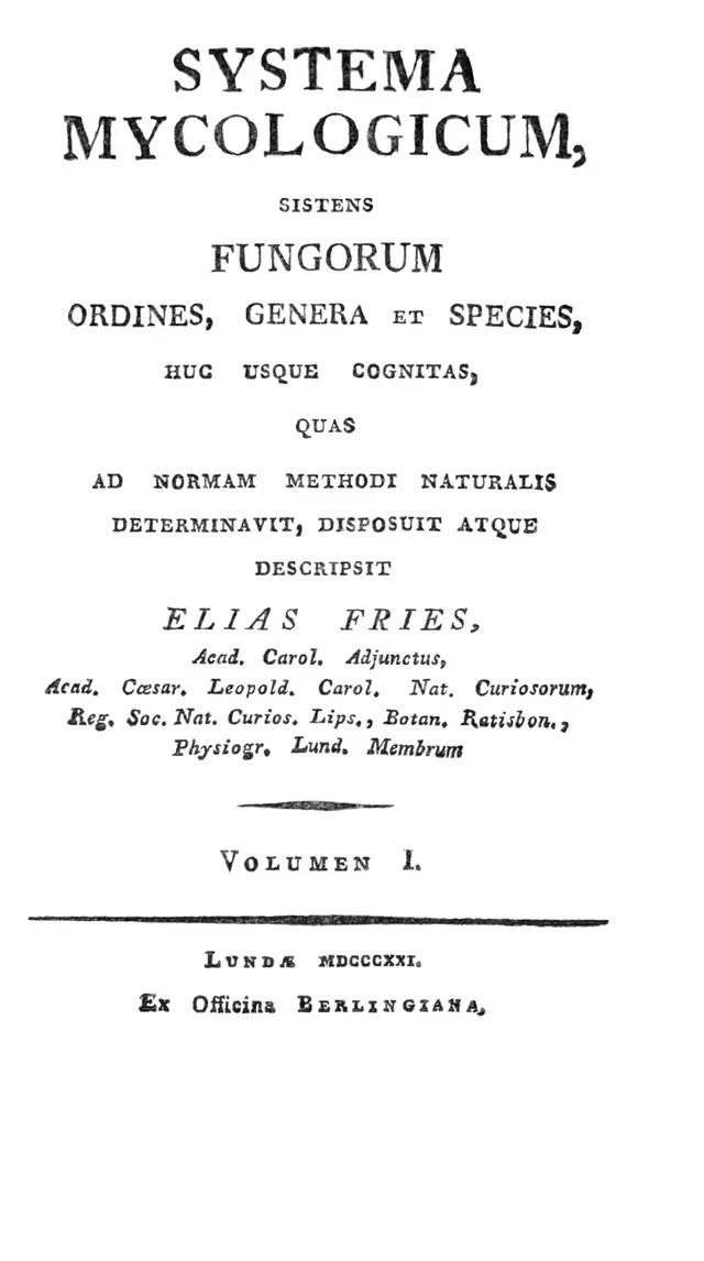 Cover of Systema mycologicum