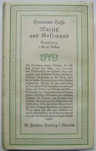 Cover of Narcissus and Goldmund