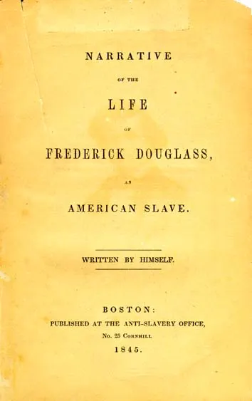 Cover of Narrative of the Life of Frederick Douglass, an American Slave