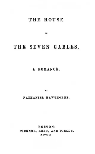 Cover of The House of the Seven Gables