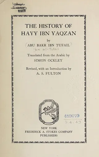 Cover of Hayy ibn Yaqdhan