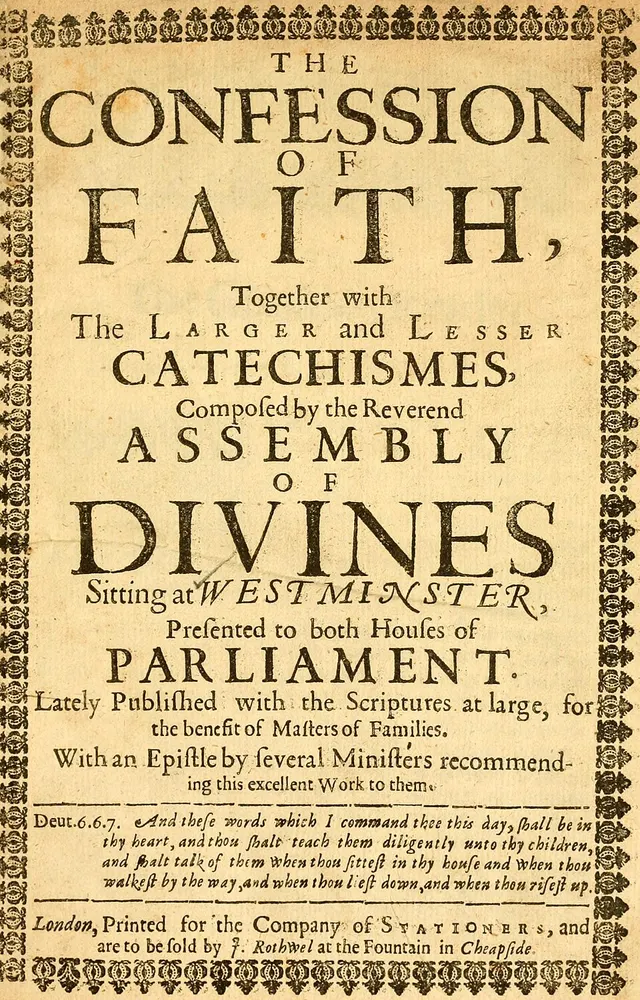 Cover of Westminster Standards