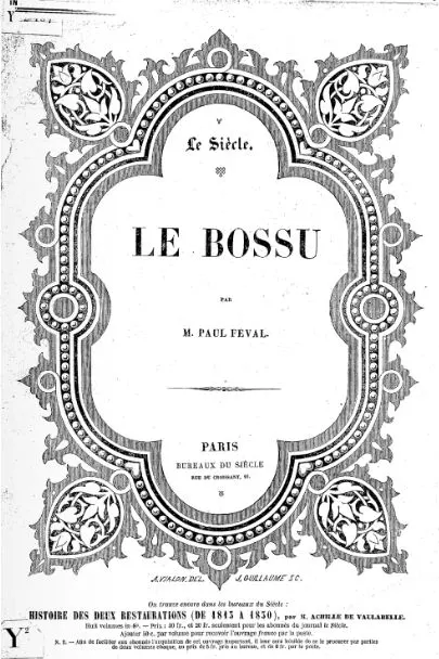 Cover of Le Bossu