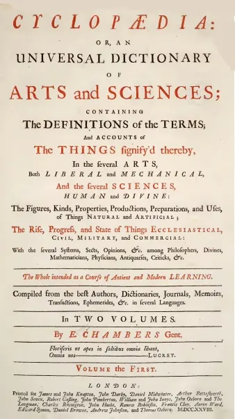 Cover of Cyclopædia
