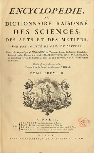 Cover of Encyclopédie