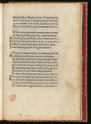 Cover of Distichs of Cato