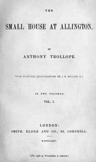 Cover of The Small House at Allington
