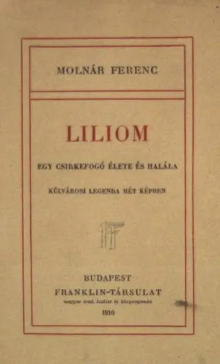Cover of Liliom