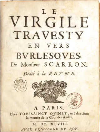 Cover of Virgile travesti