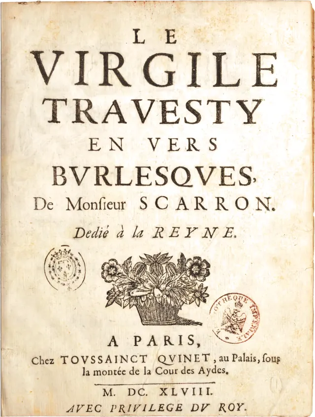 Cover of Virgile travesti