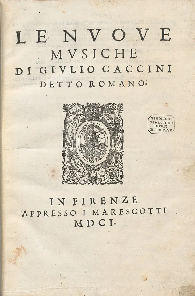 Cover of Le nuove musiche